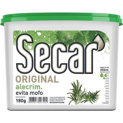 Desumidificador Secar Original Alecrim 180g Antimofo para Armários Soin