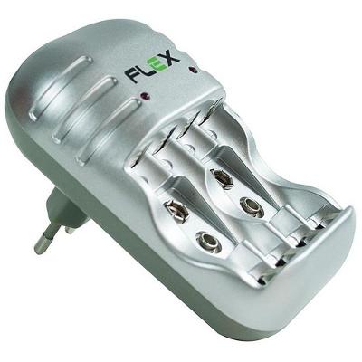 Carregador de Pilhas 2 Flex Bivolt AA-AAA 2900mAh com 4 Pilhas