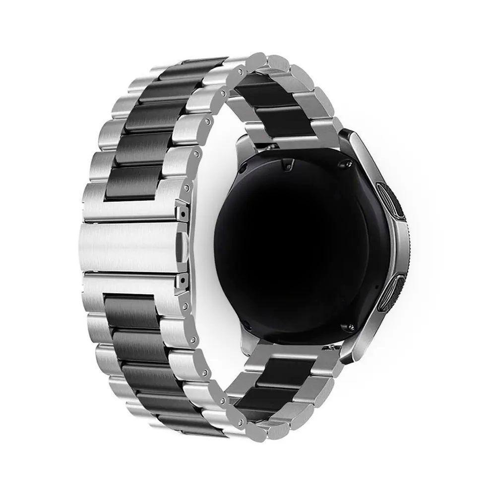 Pulseira Relogio Smartwatch Smartband Band Aço Inox 3 Elos - 1