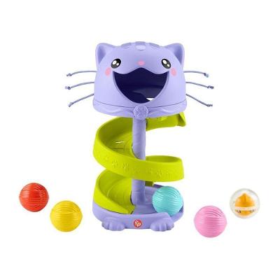 Brinquedo Infantil Gatinho Bolinhas Rolando com Chocalho Mattel