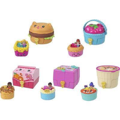 Boneca Polly Pocket Micro Reveal Comidinha Rápida com Veículo Mattel
