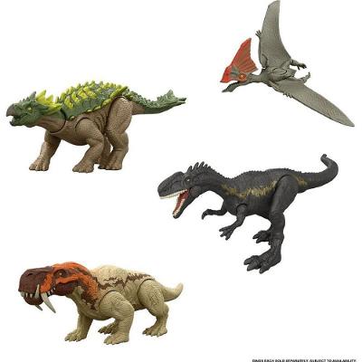 Boneco JW Rebirth Mordida de Ataque Articulado Jurassic World Mattel