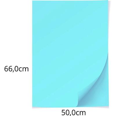 Papel Cartolina Scrity Azul Escolar 50x66cm 140G com 100 Folhas