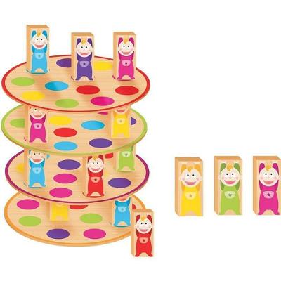 Brinquedo Educativo Equilibra Bebês Madeira 36 Peças Nig Brinquedos