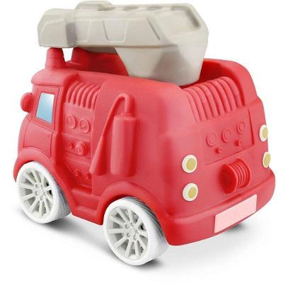 Carrinho de Bombeiro Máquinas Pompier 14cm Vinil Vermelho Roma