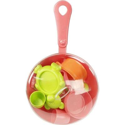 Kit de Cozinha Infantil Frigideira com Acessórios Plástico Roma