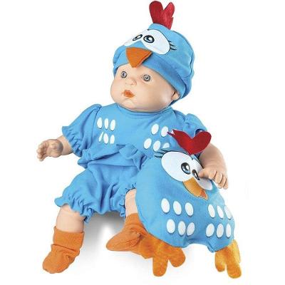 Boneca Meu Bebê Galinha Pintadinha Vinil Perfumado com Acessórios Roma