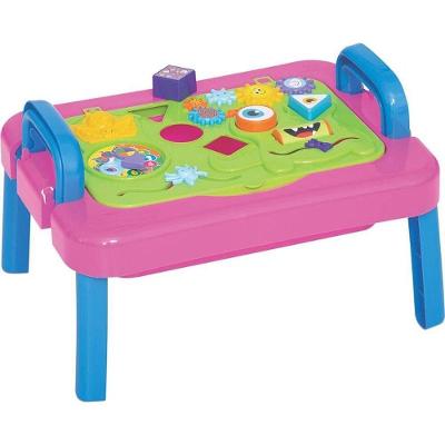 Mesinha Didática Charmosa Educativa com Relógio Cuco Mercotoys