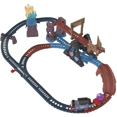 Conjunto de Trilhos Trem Motorizado Thomas Friends Cavernas de Cristal Mattel