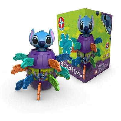 Jogo de Mesa Stitch Pula Ação e Suspense 24 Armas de Laser Estrela