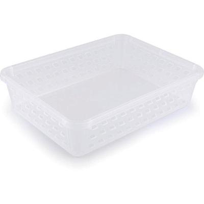 Cesta Organizadora Grande de Plástico 25x19x6cm Multiuso Plasútil