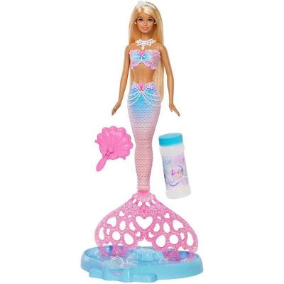 Boneca Barbie Bubble Sparkle Mermaid Sereia com Bolhas Mattel