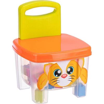 Brinquedo Educativo Cadeira com Blocos e Adesivos 40 Peças Gulliver