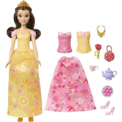 Boneca Disney Princesa Bela 2 em 1 com Acessórios Mattel