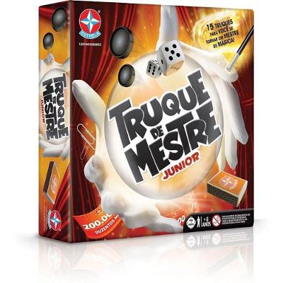 Jogo de Mágica Truque de Mestre Junior 15 Efeitos com Varinha Estrela
