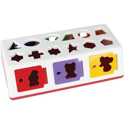 Brinquedo Educativo Caixa-Encaixa 18 Peças 6 Chaves a Partir de 1 Ano Estrela