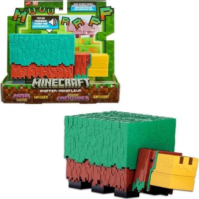 Boneco Minecraft Vanilla Sniffer 21cm com Sons Autênticos Mattel