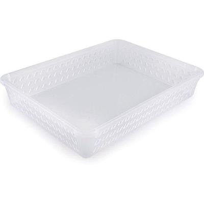 Cesta Organizadora Extra Grande de Plástico 33,5x25x6CM Multiuso Plasútil