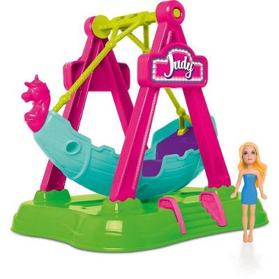 Playset Parque da Judy Barco Viking com Bonequinha Samba Toys
