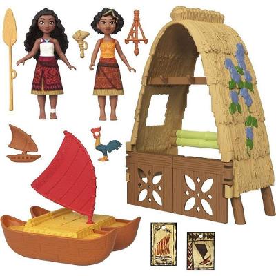 Mini Playset Moana e Ami Oficina e Canoa Flutuante Mattel