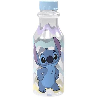 Garrafa Plástica Stitch Retro 500ML PP BPA FREE Tampa Rosquear Plasútil