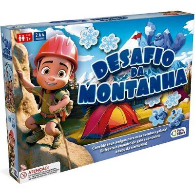 Jogo de Tabuleiro Desafio da Montanha Escalada Estratégica Pais & Filhos