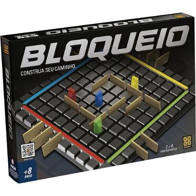 Jogo de Tabuleiro Bloqueio Estrategia 2 a 4 Jogadores Grow