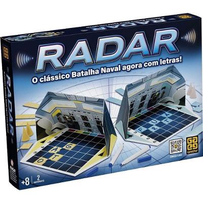 Jogo de Tabuleiro Radar com Letras para 2 Jogadores Grow