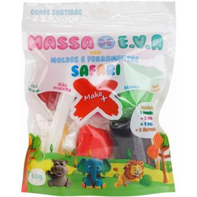 Massa de Modelar EVA Safari com Molde 60g Make+