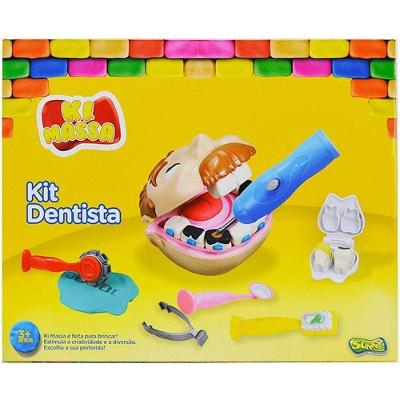Massa de Modelar Dentista Kit 5 Potes de 50g Sunny Brinquedos