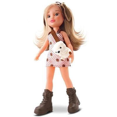 Boneca Miss Holiday Cachorro 34cm Articulada Vinil Atóxico Summer Holiday