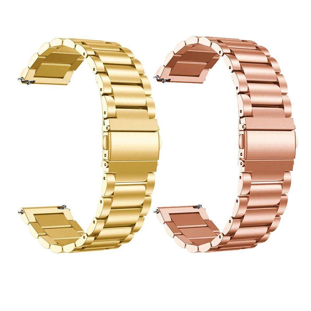 Pulseira Smartwatch Relogio Kit 2 Uni Inox Band 3 Elos - 3