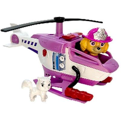 Boneco Patrulha Canina Skye Fire Helicóptero com Cesta de Resgate Sunny Brinquedos