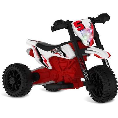 Moto Elétrica Infantil Moto Cross Painel Multimídia 6V Vermelha Bandeirante