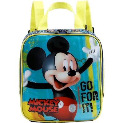 Lancheira Térmica Mickey X2 com Revestimento Térmico Vermelha Xeryus