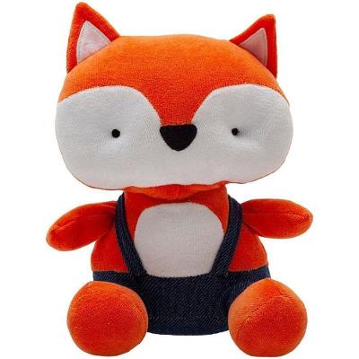 Pelúcia Raposa Amigos da Floresta 34cm Plush Antialérgico Laranja Zip