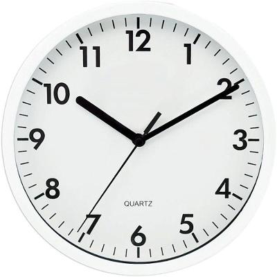 Relógio de Parede Redondo 20cm Analógico Silencioso Branco Yangzi