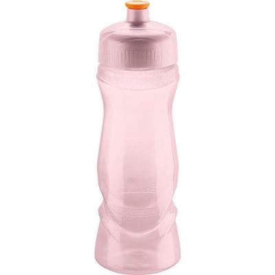 Squeeze Esporte Fit 500ML Translúcido Esportivo Rosa Sanremo