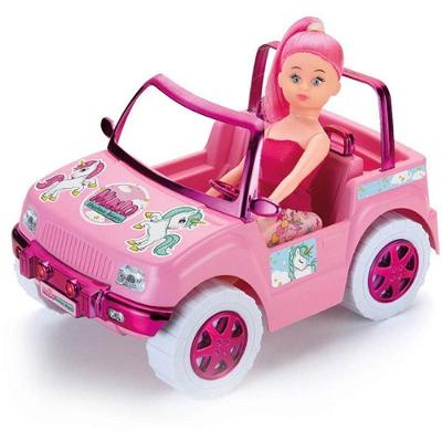 Carrinho Buggy Unicórnio Mágico com Boneca e Adesivos Monte Líbano
