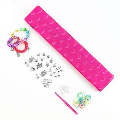 Kit de Bijuteria Fábrica de Pulseiras Luluca 600 Elásticos Prata Estrela