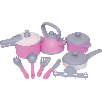 Jogo de Panelinhas Infantil Gourmet RS 10 Peças Bege Mercotoys