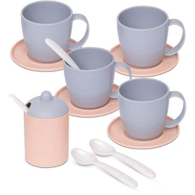 Jogo de Xícaras Baby Gourmet 13 Peças Faz de Conta Cinza Mercotoys