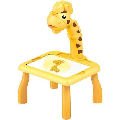 Mesa Projetor Girafinha Brinquedo Educativo para Colorir Pais & Filhos