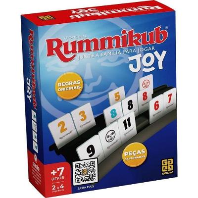 Jogo de Tabuleiro Rummikub Joy Sequências Numéricas Grow