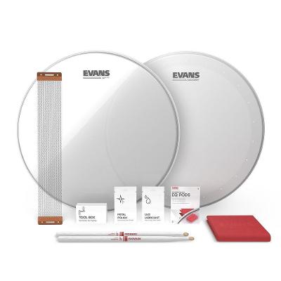 Kit Snare Tune Up ESTUK-14HDD-1 HD Dry Pele Batedeira Branco Evans