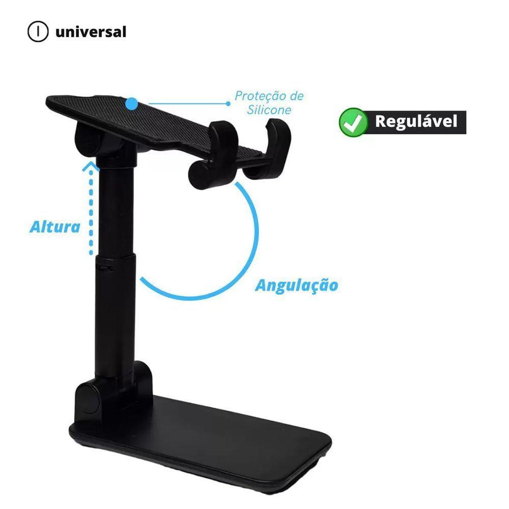 Suporte De Mesa Para Celular Smartphone Portátil - 3