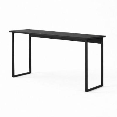Escrivaninha Retangular Office 1,10 Industrial MDF 110CM Preto KLM Store