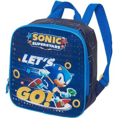 Lancheira Térmica Sonic Lets Go Poliéster Alças Ajustáveis Pacific