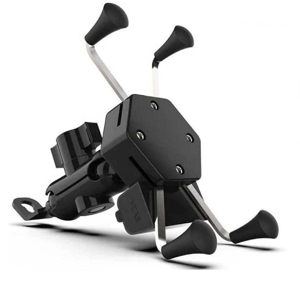 Suporte Celular Moto Garra X Com Carregador Usb Universal - 1