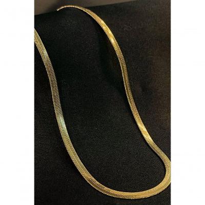 Choker Floratta Joias de Fita Banhado em Ouro 18k Dourado Feminino